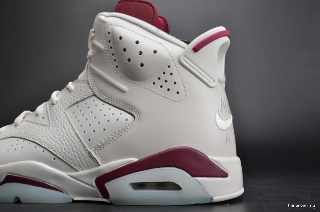 Retro 384664-116 white Jordan 6 Maroon Air 1205